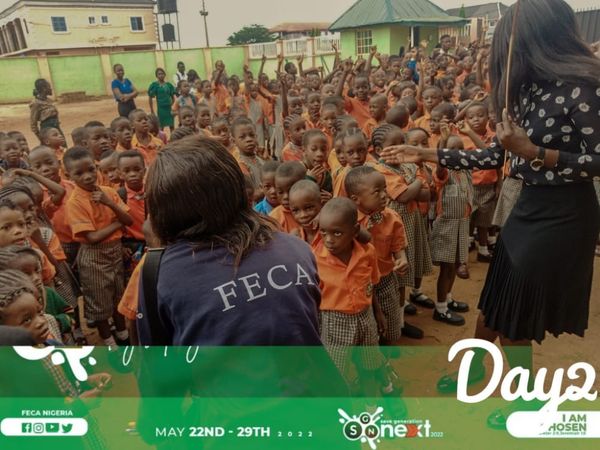 FECA Benin Zone storms schools for SGN 2022